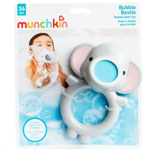 Munchkin Bubble Bestie Bath Toy Bubble Blower Παιχνίδι Μπάνιου Ελέφαντας 1 Τεμάχιο